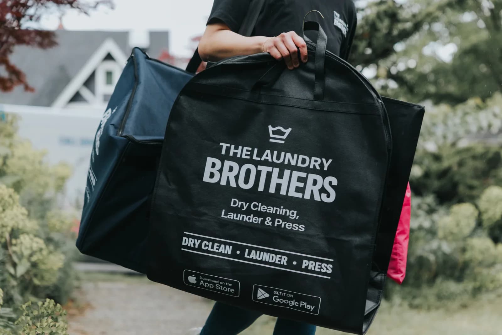 The Laundry Brothers picking up in Port Coquitlam.
